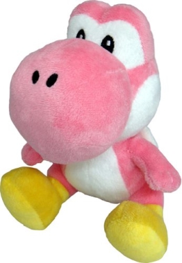 Nintendo Plüschfigur Yoshi pink (16cm) - 1