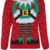 Fast Fashion Damen Pullovern Promi Inspiriert Elfe Drucken Gestrickten Weihnachts -